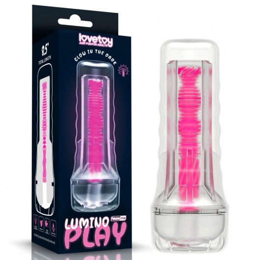 Светящийся в темноте мастурбатор 8.5 Lumino Play Masturbator - Lovetoy - в Балашихе купить с доставкой