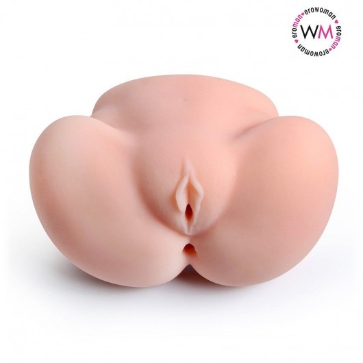Реалистичный мастурбатор с двумя функциональными отверстиями - Erowoman-Eroman - в Балашихе купить с доставкой