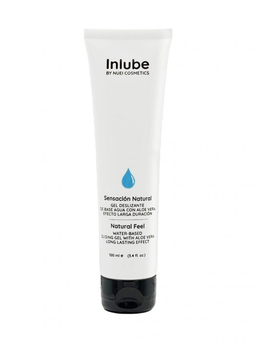 Интимный лубрикант с алоэ вера Inlube Natural Feel - 100 мл. - Nuei cosmetics - купить с доставкой в Балашихе