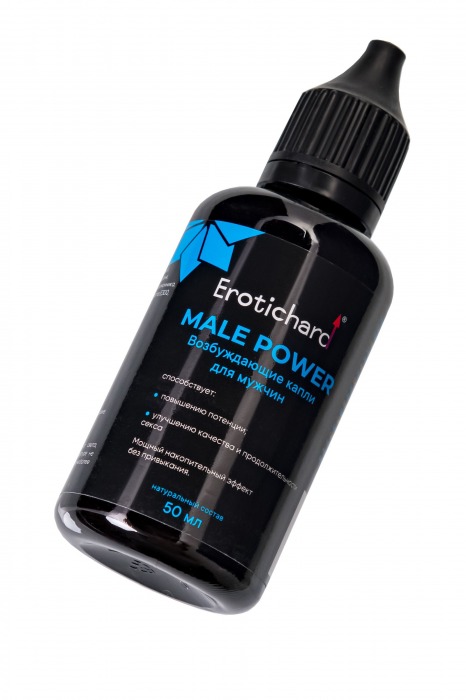Капли для мужчин Erotichard Male Power - 50 мл. - Erotic Hard - купить с доставкой в Балашихе
