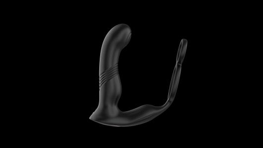 Черный вибромассажер простаты с эффектом фингеринга - 16 см. - Secwell - в Балашихе купить с доставкой