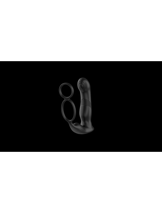 Черный вибромассажер простаты с эффектом фингеринга - 16 см. - Secwell - в Балашихе купить с доставкой
