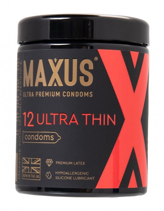 Ультратонкие презервативы MAXUS Ultra Thin - 12 шт. - Maxus - купить с доставкой в Балашихе