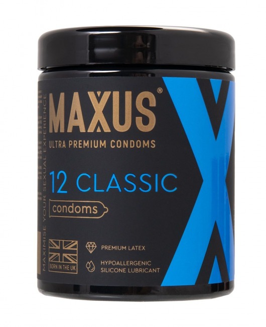 Классические презервативы MAXUS Classic - 12 шт. - Maxus - купить с доставкой в Балашихе