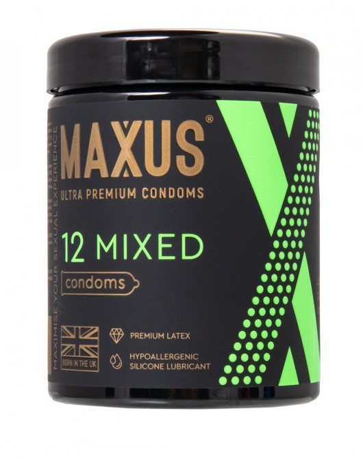 Презервативы MAXUS Mixed - 12 шт. - Maxus - купить с доставкой в Балашихе