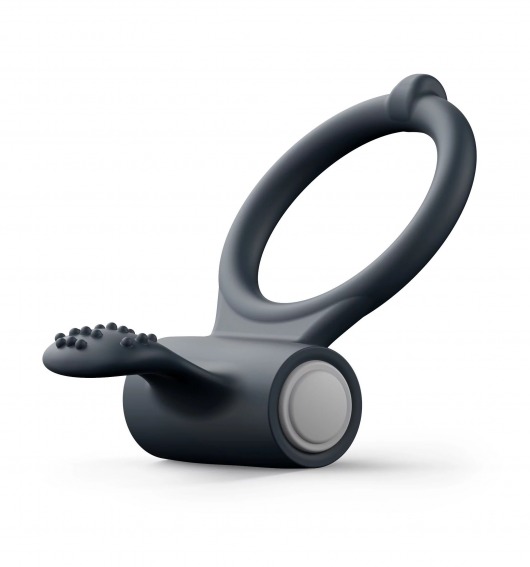 Черное эрекционное кольцо Power Clit - Dorcel - в Балашихе купить с доставкой