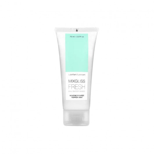 Лубрикант с охлаждающим эффектом Mixgliss Fresh Pepper Mint - 70 мл. - Strap-on-me - купить с доставкой в Балашихе