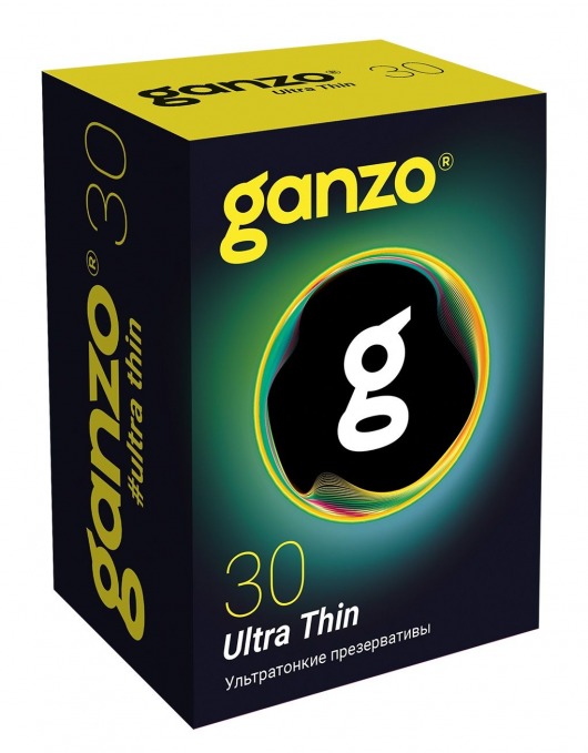 Супертонкие презервативы Ganzo Ultra thin - 30 шт. - Ganzo - купить с доставкой в Балашихе