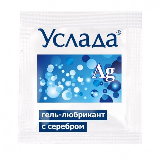 Гель-лубрикант «Услада с серебром» - 3 гр. - Биоритм - купить с доставкой в Балашихе