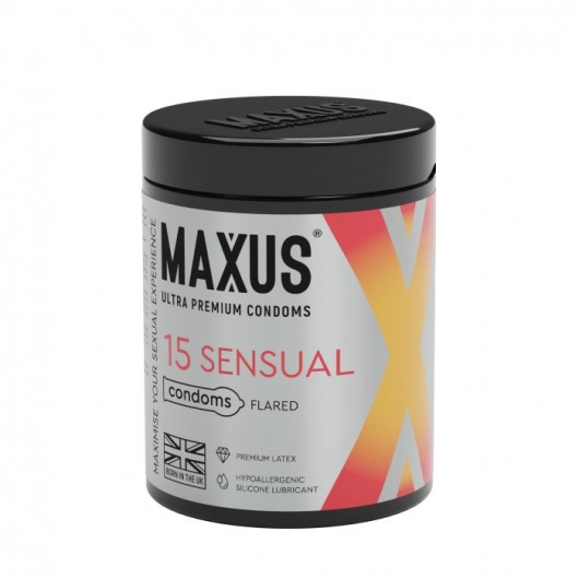 Анатомические презервативы MAXUS Sensual - 15 шт. - Maxus - купить с доставкой в Балашихе