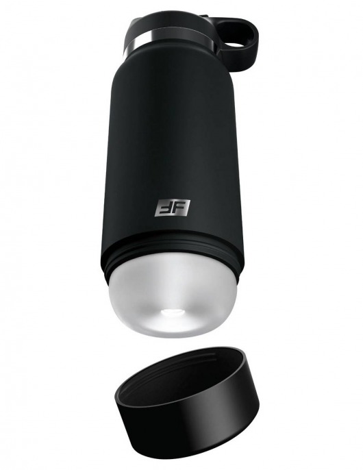 Черный мастурбатор в виде бутылки Fap Flask - Pipedream - в Балашихе купить с доставкой