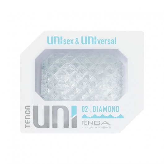 Прозрачный мастурбатор-стимулятор Tenga Uni Diamond - Tenga - в Балашихе купить с доставкой