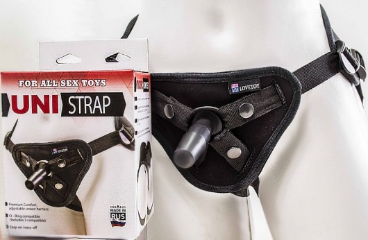 Универсальные трусики Harness UNI strap с корсетом - LOVETOY (А-Полимер) - купить с доставкой в Балашихе