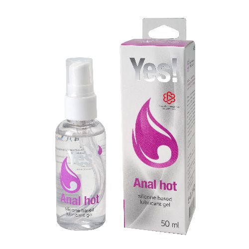 Согревающая силиконовая гель-смазка Yes Anal hot - 50 мл. - Sitabella - купить с доставкой в Балашихе