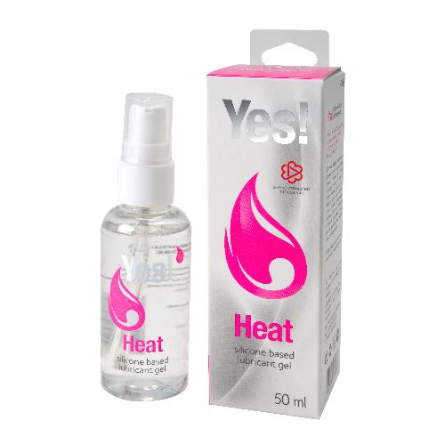 Возбуждающая силиконовая вагинальная смазка Yes Heat - 50 мл. - Sitabella - купить с доставкой в Балашихе