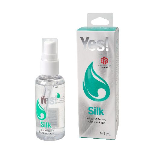 Силиконовая гипоаллергенная вагинальная смазка Yes Silk - 50 мл. - Sitabella - купить с доставкой в Балашихе