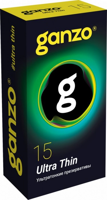 Прозрачные ультратонкие презервативы Ganzo Ultra thin - 15 шт. - Ganzo - купить с доставкой в Балашихе
