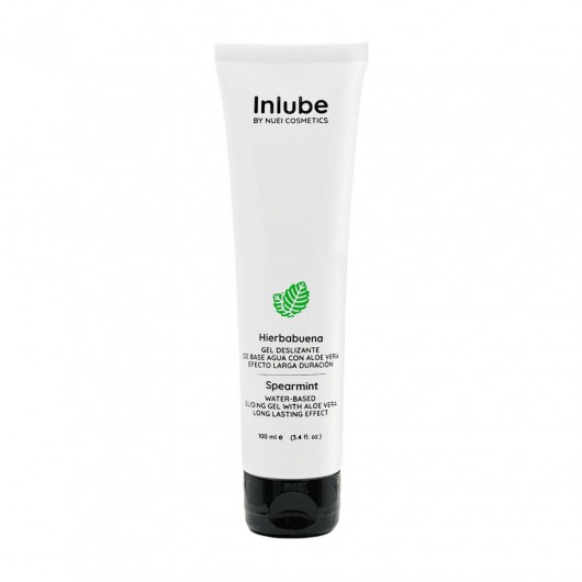 Водный лубрикант Nuei Inlube с алоэ вера и ароматом мяты - 100 мл. - Nuei cosmetics - купить с доставкой в Балашихе