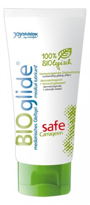 Гель-лубрикант на водной основе BIOglide safe Carrageen - 100 мл. - Joy Division - купить с доставкой в Балашихе