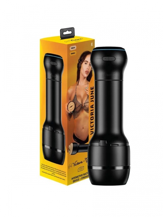 Мастурбатор-ротик с интерактивной насадкой PowerBlow   FeelVictoria Mouth - Kiiroo - в Балашихе купить с доставкой