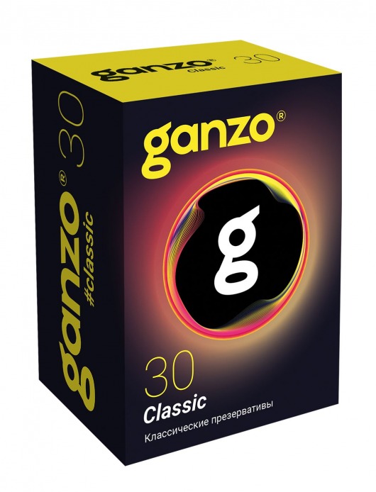Классические презервативы с обильной смазкой Ganzo Classic - 30 шт. - Ganzo - купить с доставкой в Балашихе