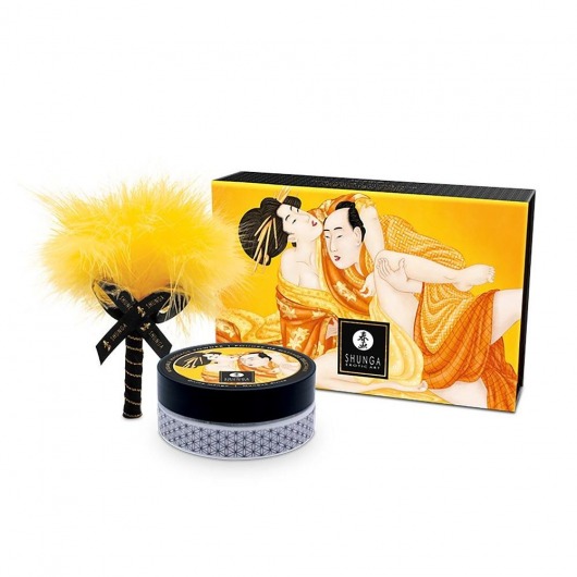 Массажная пудра с ароматом манго Luscious Mango - Shunga - купить с доставкой в Балашихе