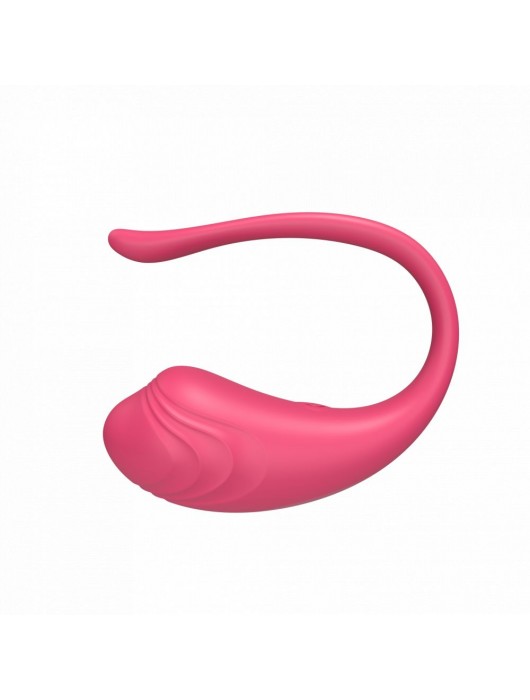 Розовое виброяйцо из силикона с управлением через приложение - Secwell