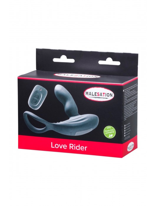 Стимулятор простаты с эрекционным кольцом Love Rider - MALESATION - в Балашихе купить с доставкой
