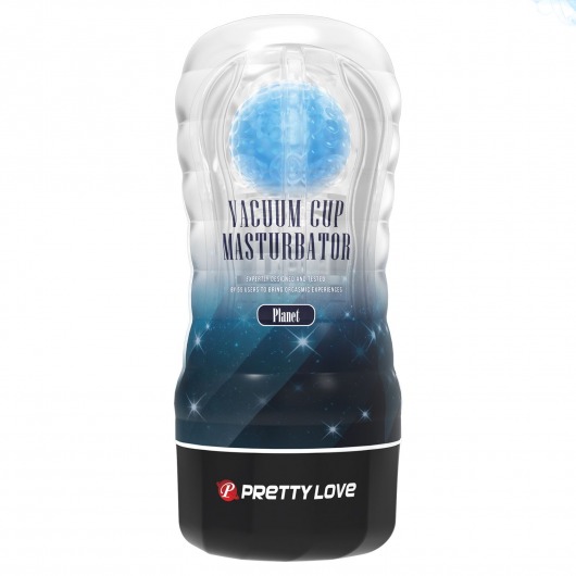 Прозрачный текстурированный мастурбатор Vacuum Cup Masturbator Planet - Baile - в Балашихе купить с доставкой