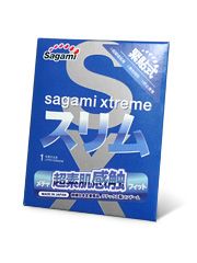 Презерватив Sagami Xtreme FEEL FIT 3D - 1 шт. - Sagami - купить с доставкой в Балашихе