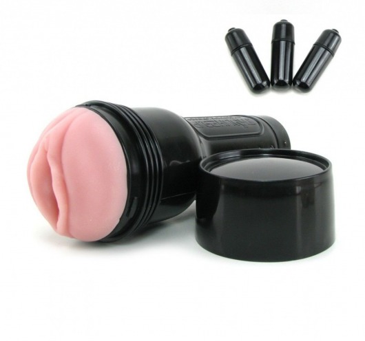 Мастурбатор-вагина Fleshlight - Vibro Pink Lady Touch с вибрацией - Fleshlight - в Балашихе купить с доставкой
