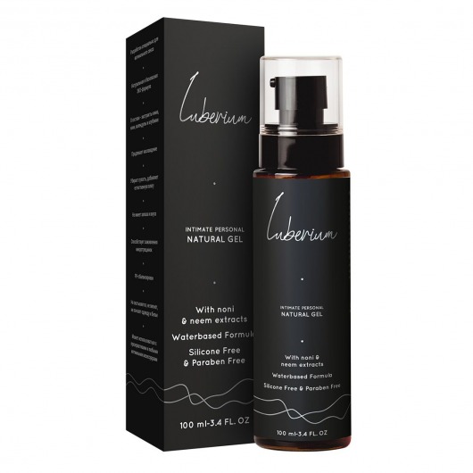 Интимный гель на водной основе с экстрактами нони и нима Luberium Natural Gel - 100 мл. - Luberium - купить с доставкой в Балашихе