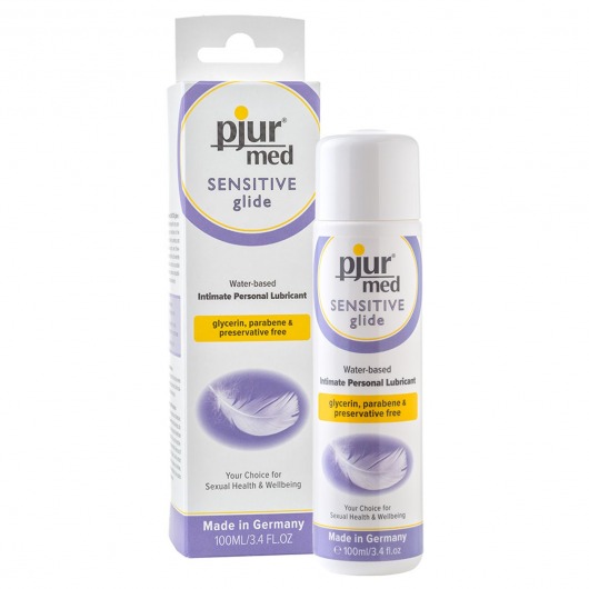 Лубрикант для чувствительной кожи pjur MED Sensitive glide - 100 мл. - Pjur - купить с доставкой в Балашихе