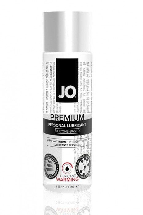 Возбуждающий лубрикант на силиконовой основе JO Personal Premium Lubricant  Warming - 60 мл. - System JO - купить с доставкой в Балашихе