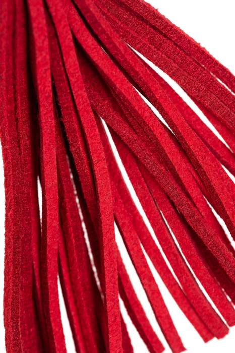 Зажимы на соски «Вилки» с красными кисточками из замши - Pecado - купить с доставкой в Балашихе