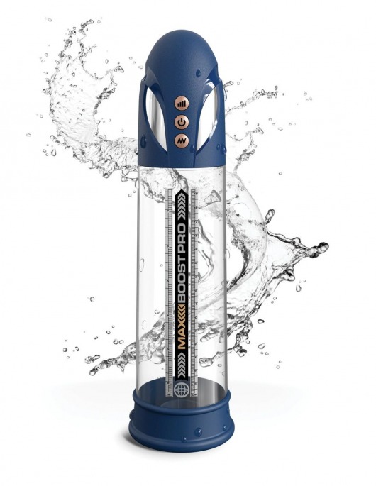 Синяя вакуумная автоматическая помпа Max Boost Pro Flow - Pipedream - в Балашихе купить с доставкой