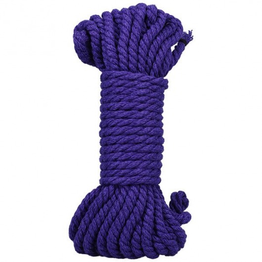 Фиолетовая верёвка для связывания и фиксации Bind Tie - 9,14 м. - Doc Johnson - купить с доставкой в Балашихе
