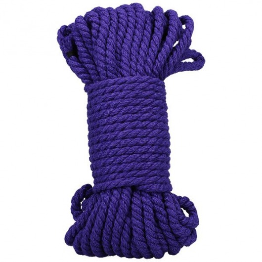 Фиолетовая верёвка для связывания и фиксации Bind Tie - 15,24 м. - Doc Johnson - купить с доставкой в Балашихе