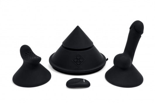 Конусный вибромассажер Cowgirl Cone с 2 насадками - CowGirl - купить с доставкой в Балашихе