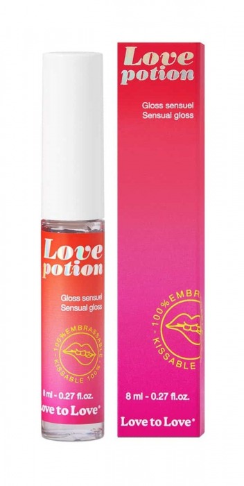 Возбуждающий блеск для губ Love Potion - 8 мл. - Love to Love - купить с доставкой в Балашихе