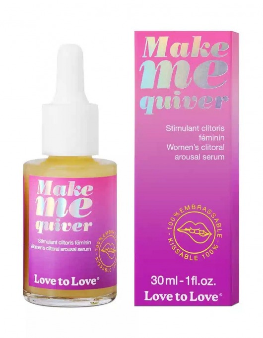 Возбуждающие капли для клитора Make Me Quiver - 30 мл. - Love to Love - купить с доставкой в Балашихе
