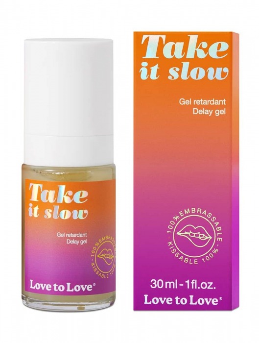 Пролонгирующий гель для мужчин Take It Slow - 30 мл. - Love to Love - купить с доставкой в Балашихе