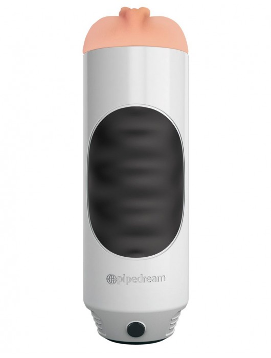 Мастурбатор-вагина Extreme Toyz Mega Grip Vibrating Stroker Mouth - Pipedream - в Балашихе купить с доставкой