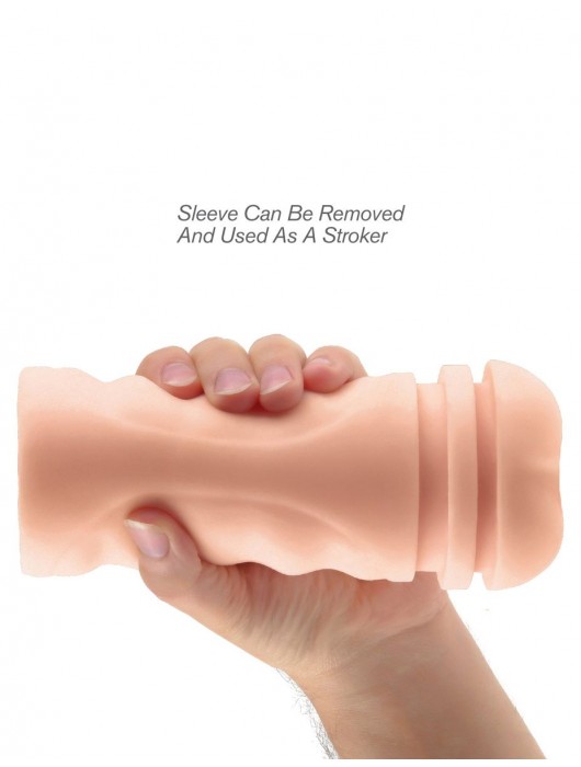 Мастурбатор-вагина Extreme Toyz Mega Grip Vibrating Stroker Mouth - Pipedream - в Балашихе купить с доставкой