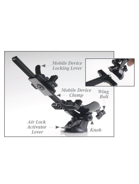 Перезаряжаемый мастурбатор-вагина с держателем для мобильных устройств Extreme Toyz Me - Pipedream - в Балашихе купить с доставкой