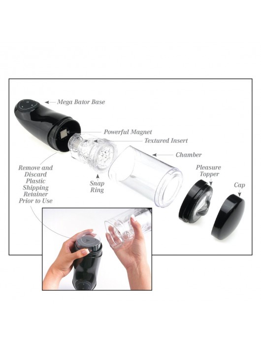 Перезаряжаемый мастурбатор-вагина с держателем для мобильных устройств Extreme Toyz Me - Pipedream - в Балашихе купить с доставкой