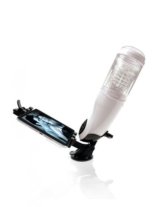 Перезаряжаемый мастурбатор-вагина с держателем для мобильных устройств Extreme Toyz Me - Pipedream - в Балашихе купить с доставкой