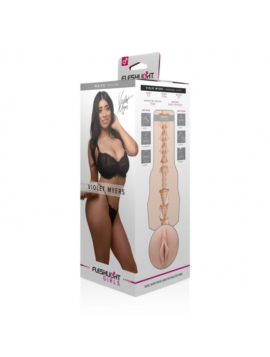 Мастурбатор-вагина Fleshlight Girls - Violet Myers Waifu - Fleshlight - в Балашихе купить с доставкой