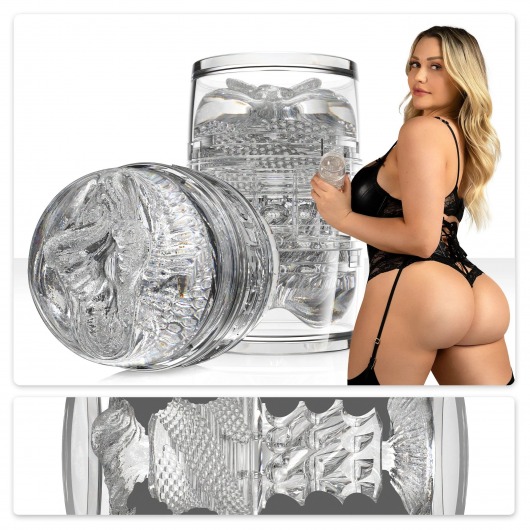 Прозрачный двусторонний мастурбатор Fleshlight Quickshot Mia Malkova - Fleshlight - в Балашихе купить с доставкой