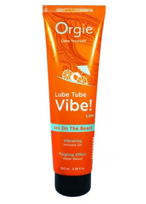 Гель с эффектом вибрации Lube Tube Vibe Low Sex On The Beach - 100 мл. - ORGIE - купить с доставкой в Балашихе